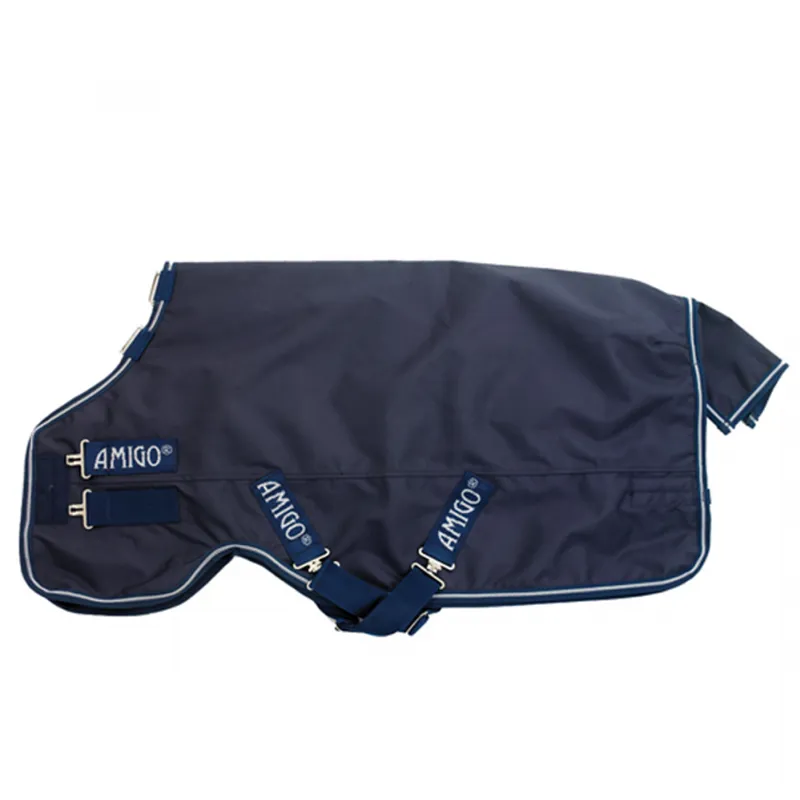 Horseware Amigo Bravo 12 Pony Lite Weight Turnout Rug - Navy/Navy/White